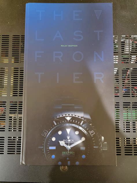 rolex deepsea the last frontier book|FS: Rolex Deep Sea / The Last Frontier Book / As New Condition .